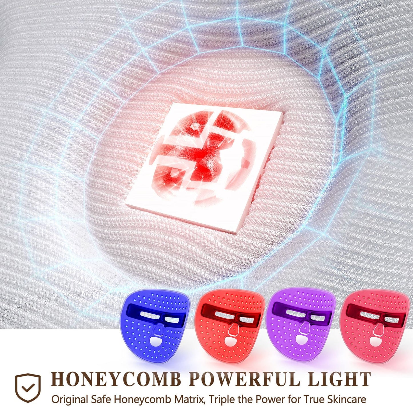 BeautyMelt LED Red Light Therapy Face Mask